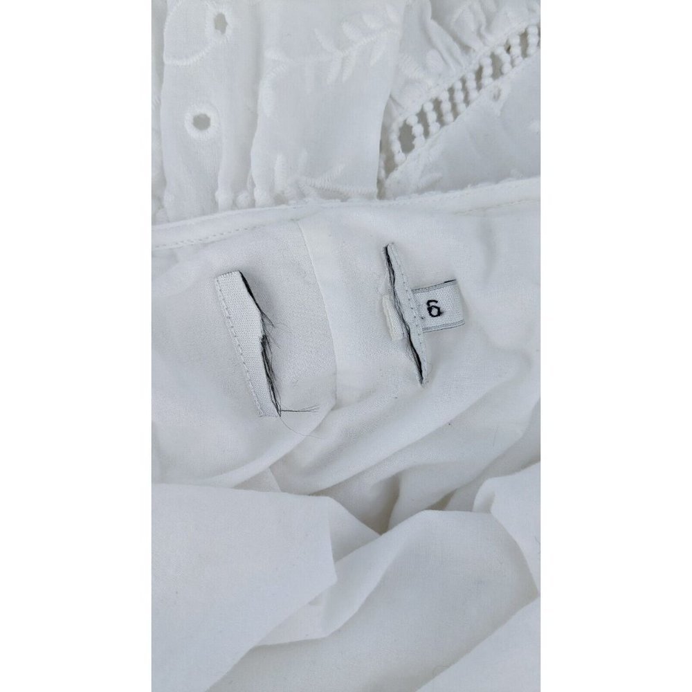 Aje Silvatica BRODERIE Midi Dress White - Picture 14 of 15